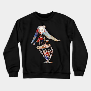 Cartoon mermaid Crewneck Sweatshirt